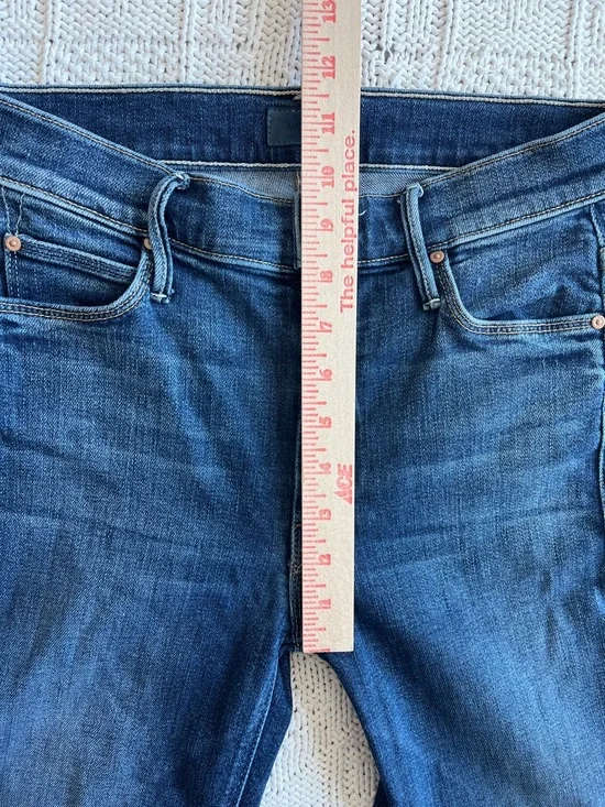 MOTHER The Mid Rise Dazzler Ankle in Pardon My French Sz 26 - Picture 11 of 16